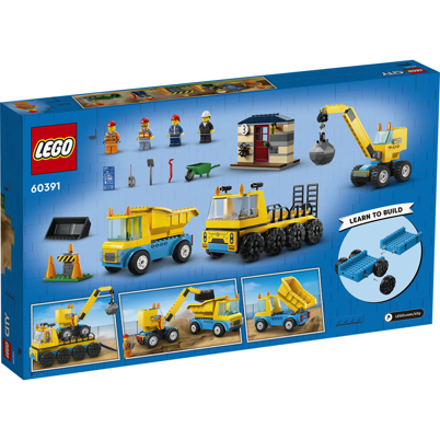 LEGO City 60391 Entreprenørmaskiner og nedrivningskran