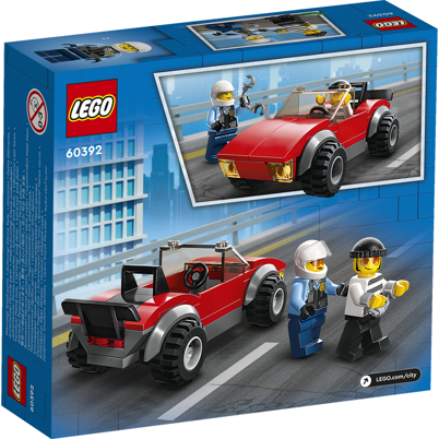 LEGO City 60392 Politimotorcykel på biljagt
