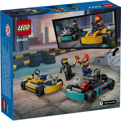 LEGO City 60400 Gokarts og racerkørere