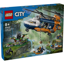 LEGO City 60437 Jungleeventyr – helikopter og ekspeditionsbase