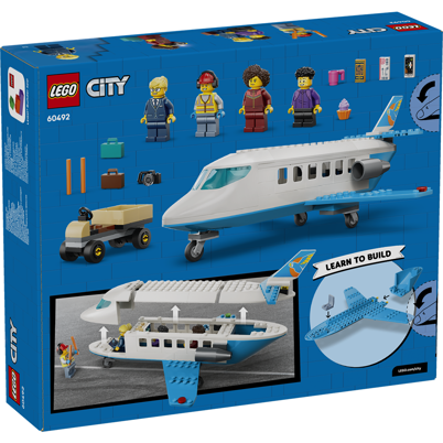 LEGO City 60492 Passagerfly <DIV STYLE="background-color:#FFFF00"><SPAN STYLE="color:#006600"><CENTER><B>Ordre med dette produkt<BR>sendes 1. juni</B></CENTER><SPAN STYLE="color:#FFFFFF"></DIV>