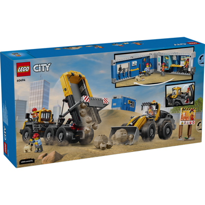 LEGO City 60494 Frontlæsser og lastbil med tippelad <DIV STYLE="background-color:#FFFF00"><SPAN STYLE="color:#006600"><CENTER><B>Ordre med dette produkt<BR>sendes 1. juni</B></CENTER><SPAN STYLE="color:#FFFFFF"></DIV>