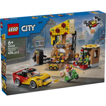LEGO City 60496 Pizzeria med udbringningsfartøjer <DIV STYLE="background-color:#FFFF00"><SPAN STYLE="color:#006600"><CENTER><B>Ordre med dette produkt<BR>sendes 1. juni</B></CENTER><SPAN STYLE="color:#FFFFFF"></DIV>