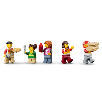 LEGO City 60496 Pizzeria med udbringningsfartøjer <DIV STYLE="background-color:#FFFF00"><SPAN STYLE="color:#006600"><CENTER><B>Ordre med dette produkt<BR>sendes 1. juni</B></CENTER><SPAN STYLE="color:#FFFFFF"></DIV>