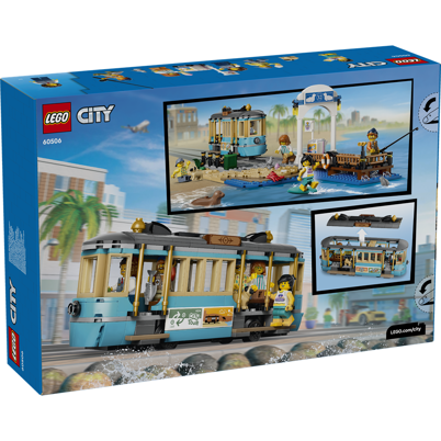 LEGO City 60506 Klassisk sporvogn med strandstop <DIV STYLE="background-color:#FFFF00"><SPAN STYLE="color:#006600"><CENTER><B>Ordre med dette produkt<BR>sendes 1. juni</B></CENTER><SPAN STYLE="color:#FFFFFF"></DIV>