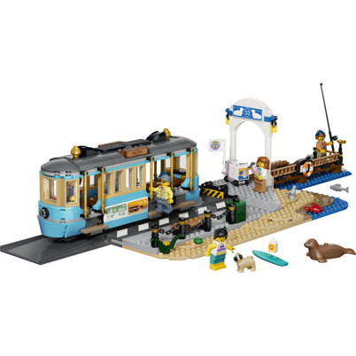 LEGO City 60506 Klassisk sporvogn med strandstop <DIV STYLE="background-color:#FFFF00"><SPAN STYLE="color:#006600"><CENTER><B>Ordre med dette produkt<BR>sendes 1. juni</B></CENTER><SPAN STYLE="color:#FFFFFF"></DIV>