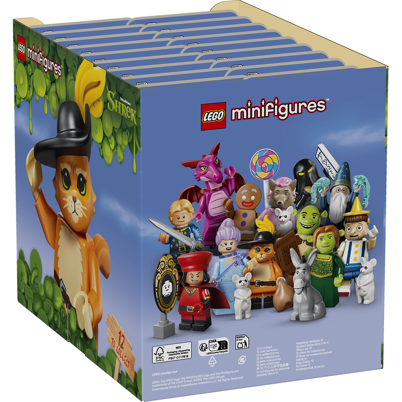 LEGO Minifigures 71053 Shrek-serie - hel kasse - 36 stk boks