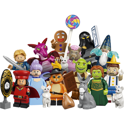LEGO Minifigures 71053 Shrek-serie - hel kasse - 36 stk boks