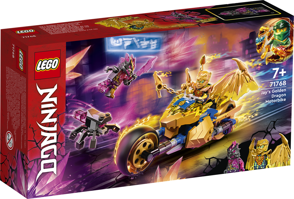 LEGO Ninjago 71768 Jays gyldne drage-motorcykel