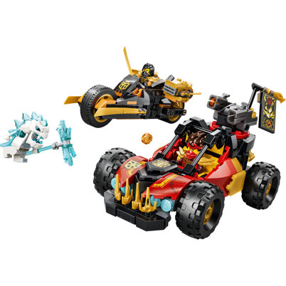 LEGO Ninjago 71864 Kai og Coles kombi-køretøjer <DIV STYLE="background-color:#FFFF00"><SPAN STYLE="color:#006600"><CENTER><B>Ordre med dette produkt<BR>sendes 1. juni</B></CENTER><SPAN STYLE="color:#FFFFFF"></DIV>