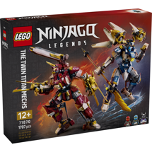 LEGO Ninjago 71870 De to titan-mechs <DIV STYLE="background-color:#FFFF00"><SPAN STYLE="color:#006600"><CENTER><B>Ordre med dette produkt<BR>sendes 1. juni</B></CENTER><SPAN STYLE="color:#FFFFFF"></DIV>