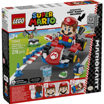 LEGO Super Mario 72043 Mario Kart – Interaktiv LEGO Mario og Standard Kart