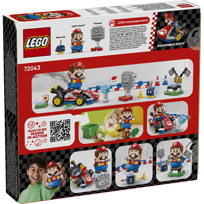 LEGO Super Mario 72043 Mario Kart – Interaktiv LEGO Mario og Standard Kart