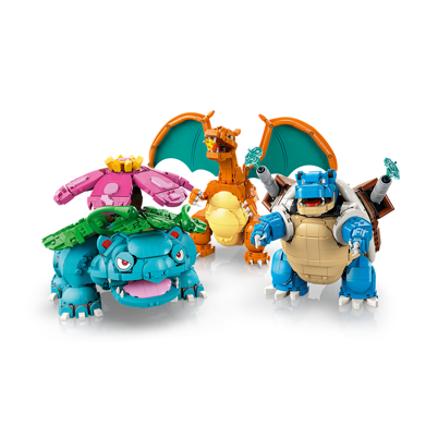 LEGO Pokemon 72153 Venusaur, Charizard og Blastoise