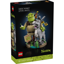LEGO Shrek 72423 Shrek, Æsel og Den bestøvlede kat <DIV STYLE="background-color:#FFFF00"><SPAN STYLE="color:#006600"><CENTER><B>Ordre med dette produkt<BR>sendes 3. august</B></CENTER><SPAN STYLE="color:#FFFFFF"></DIV>