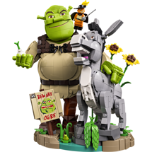 LEGO Shrek 72423 Shrek, Æsel og Den bestøvlede kat <DIV STYLE="background-color:#FFFF00"><SPAN STYLE="color:#006600"><CENTER><B>Ordre med dette produkt<BR>sendes 3. august</B></CENTER><SPAN STYLE="color:#FFFFFF"></DIV>