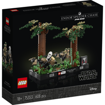 LEGO Star Wars 75353 Diorama med speederjagt på Endor