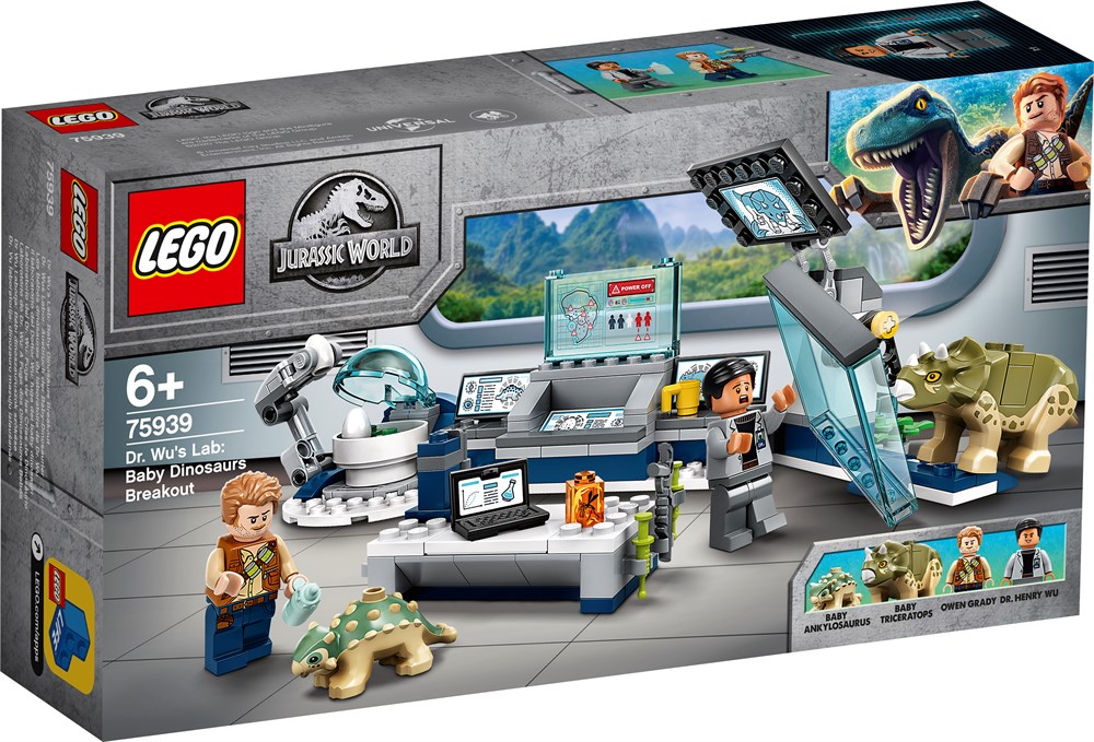 LEGO Jurassic World 75939 Dr. Wus laboratorium: Dinosaurungernes flugt