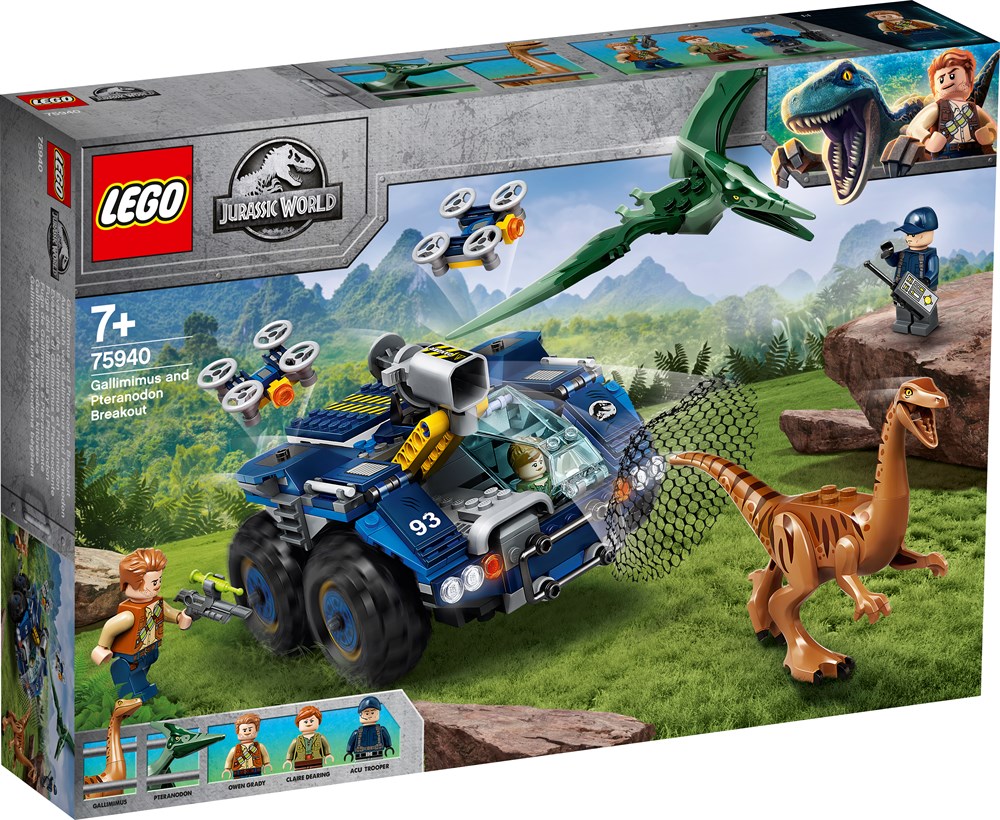 LEGO Jurassic World 75940 Gallimimus og pteranodon-flugt