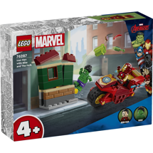 LEGO Super Heroes 76287 Iron Man med motorcykel og Hulk