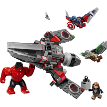 LEGO Super Heroes 76292 Captain America mod Red Hulk