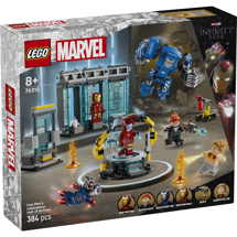 LEGO Super Heroes 76315 Iron Mans laboratorium: Dragtgalleriet