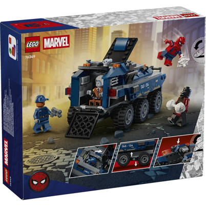 LEGO Super Heroes 76349 Spider-Mans fængselstransport-jagt <DIV STYLE="background-color:#FFFF00"><SPAN STYLE="color:#006600"><CENTER><B>Ordre med dette produkt<BR>sendes 1. juni</B></CENTER><SPAN STYLE="color:#FFFFFF"></DIV>