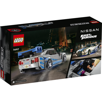 LEGO Speed Champions 76917 2 Fast 2 Furious Nissan Skyline GT-R (R34)