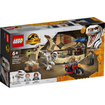 LEGO Jurassic World 76945 Atrociraptor-dinosaur: motorcykeljagt