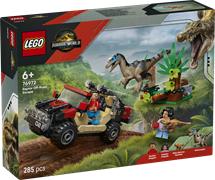 LEGO Jurassic World 76972 Offroad-flugt fra raptor