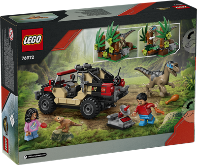 LEGO Jurassic World 76972 Offroad-flugt fra raptor