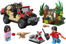 LEGO Jurassic World 76972 Offroad-flugt fra raptor