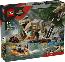 LEGO Jurassic World 76975 Bådflugt fra T. rex