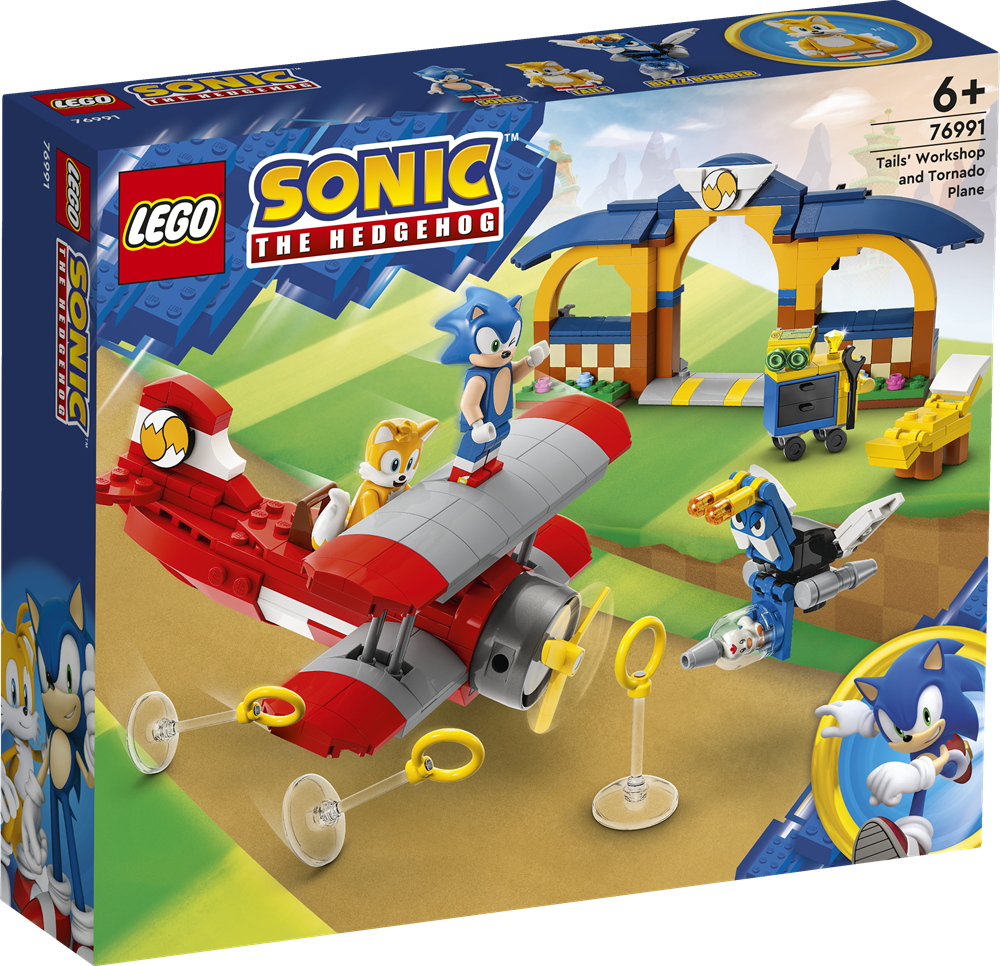 LEGO Sonic the Hedgehog 76991 Tails\' værksted og Tornado-fly