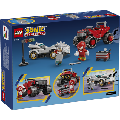 LEGO Sonic the Hedgehog 77118 Silvers bil mod Knuckles\' monstertruck