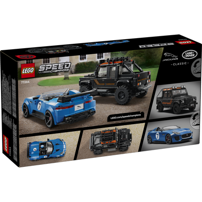 LEGO Speed Champions 77264 Jaguar Project 7 og Land Rover Defender