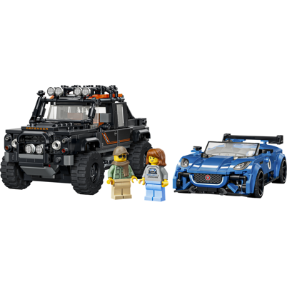 LEGO Speed Champions 77264 Jaguar Project 7 og Land Rover Defender