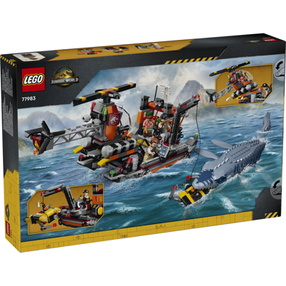 LEGO Jurassic World 77983 Mosasaurus-dinosaurens bådangreb