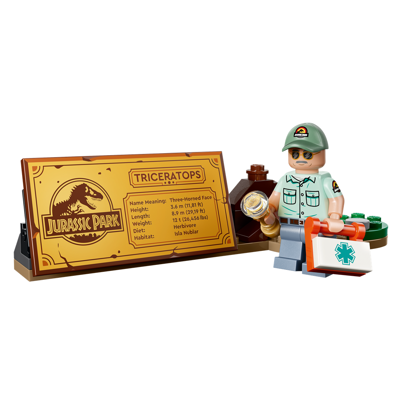 LEGO Jurassic World 77985 Dinosaurfossiler: Triceratops <DIV STYLE="background-color:#FFFF00"><SPAN STYLE="color:#006600"><CENTER><B>Ordre med dette produkt<BR>sendes 1. juni</B></CENTER><SPAN STYLE="color:#FFFFFF"></DIV>