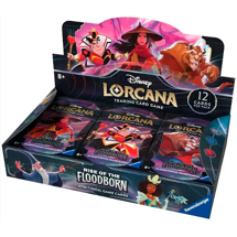 Disney Lorcana: Rise Of The Floodborn <BR> Booster Set Box (24 booster pakker) <BR> Serie 2
