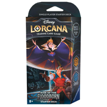 Disney Lorcana: Rise Of The Floodborn <BR> Starter Set <BR> Evil Queen and Gaston <BR> Serie 2