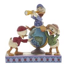 Disney Jim Shore 6001286 <BR> Huey, Dewey & Louie Duck Tales <BR> "Navigating Nephews"