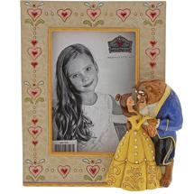 Disney Jim Shore 6001369 <BR> Beauty and the Beast <BR> Photo Frame