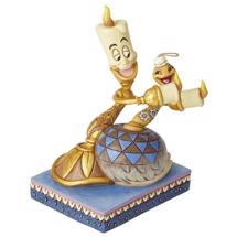 Disney Jim Shore 6002814 <BR> Lumiere & Plumette