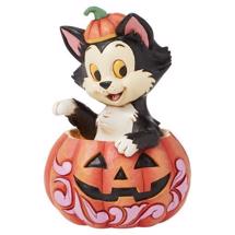 Disney Jim Shore 6016583 <BR> U - Figaro Jack-O-Lantern