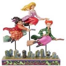 Disney Jim Shore 6016591 <BR> Come We Fly <BR> (Sanderson Sisters)