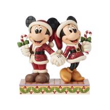 Disney Jim Shore 6016882 <BR> Mickey & Minnie candy canes