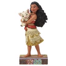 Disney Jim Shore 6016893 <BR> Wayfinder's Best Friend (Moana & Pua)