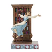 Disney Jim Shore 6016894 <BR> A world of books (Belle on bookcase)