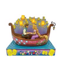 Disney Jim Shore 6016897 <BR> Tangled boat with lanterns